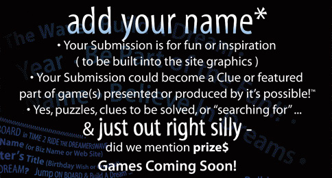 Add Your Name While U Still Can